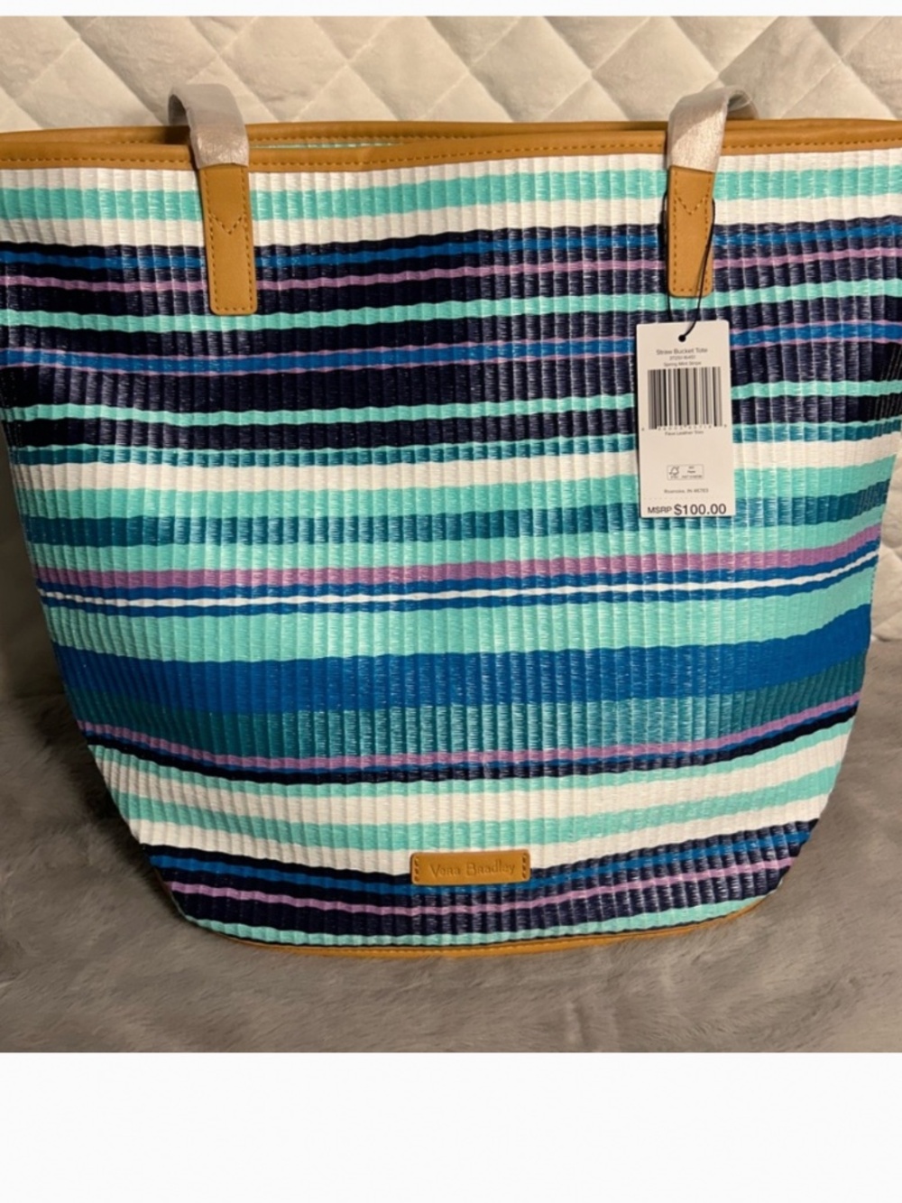 Vera Bradley Beach Stripes Tote